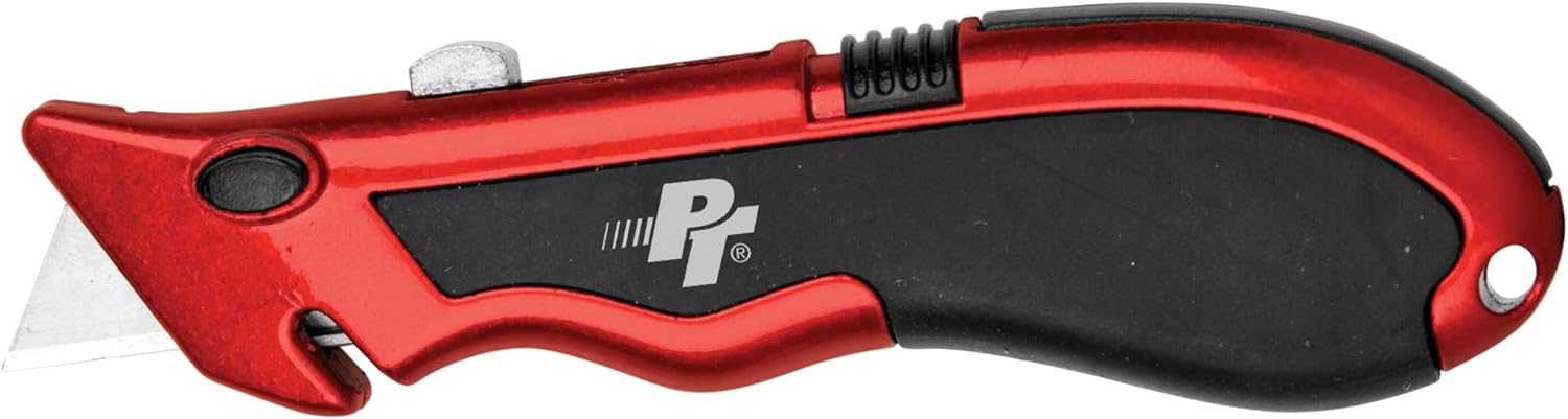 Multi-Blade Folding Utility Knife with Integrated String Cutter