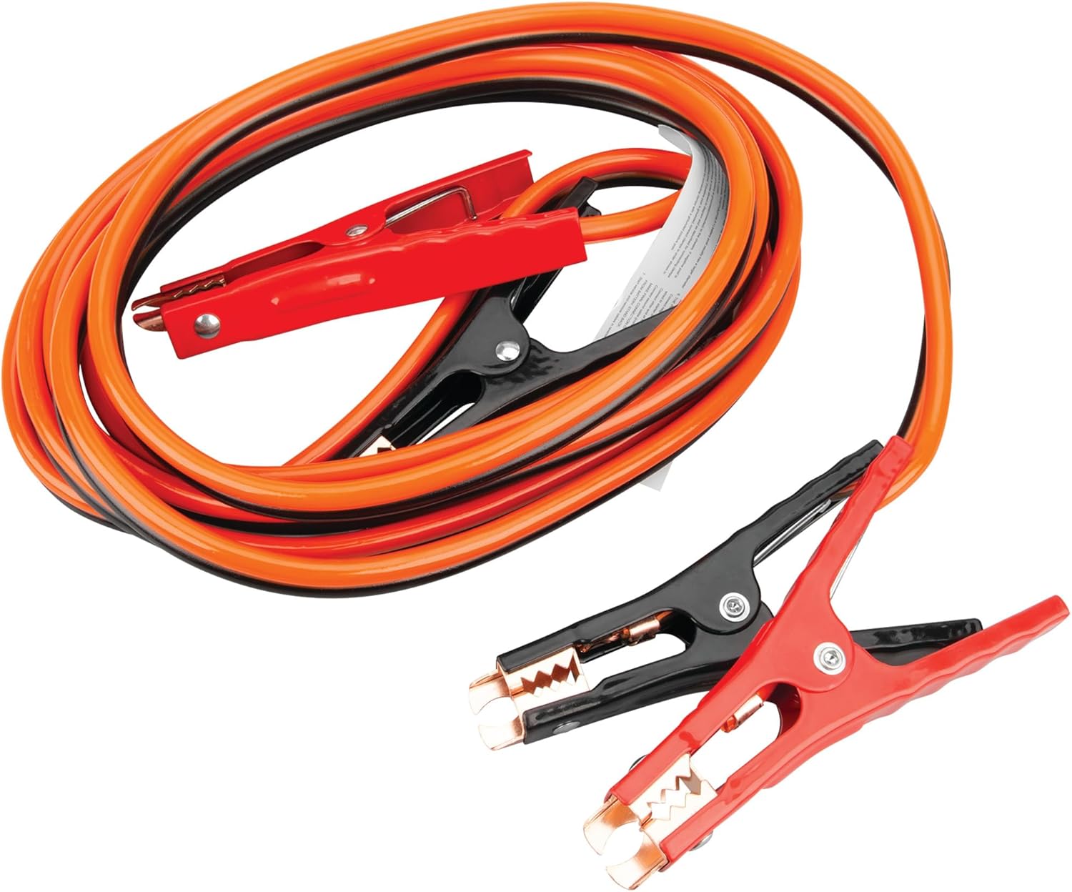 Battery Jumper Cables - Rubber-Coated 100% Copper Cables