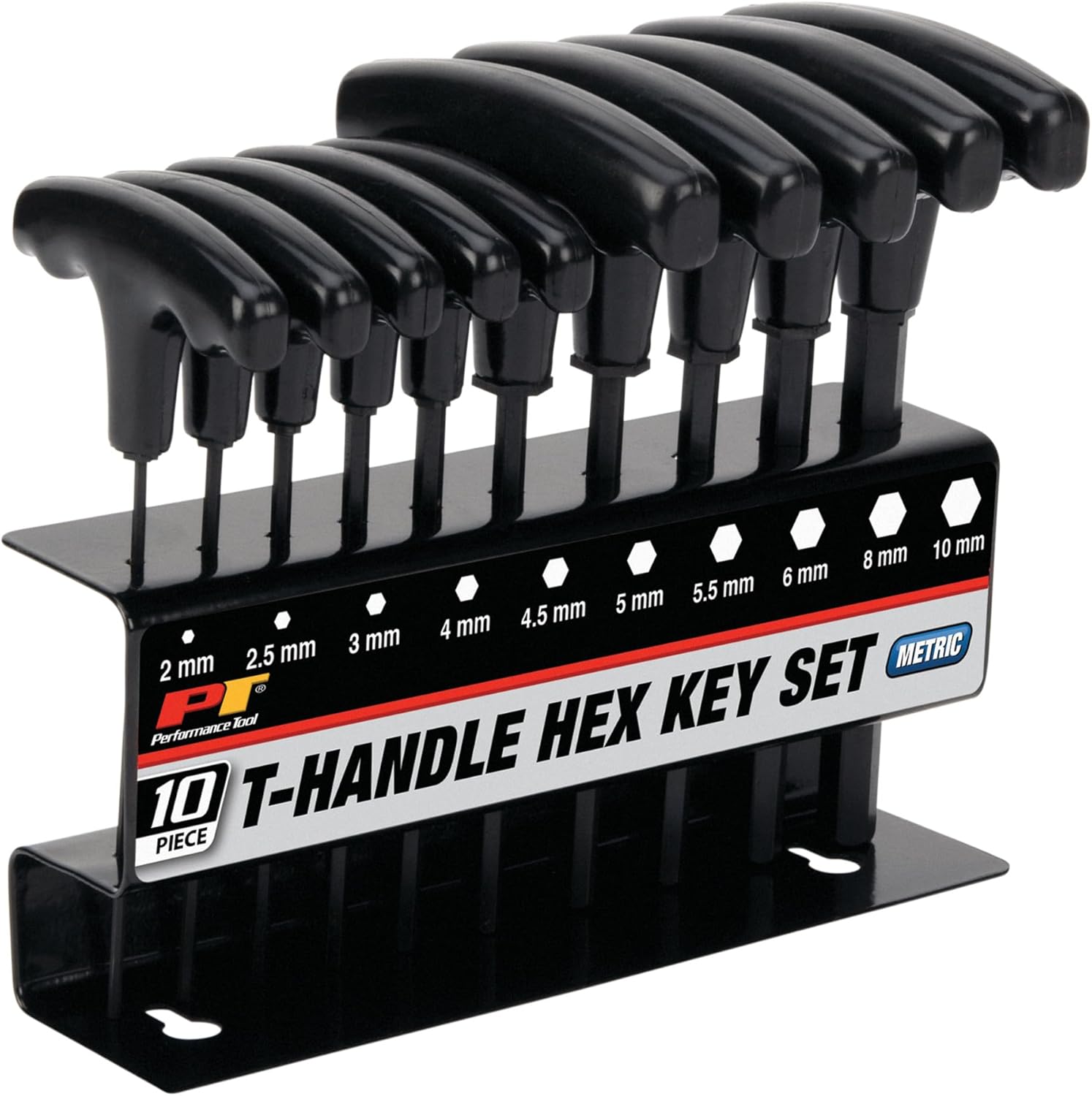 T-Handle Allen Wrench Set, Long Arm Hex Key Wrench Set